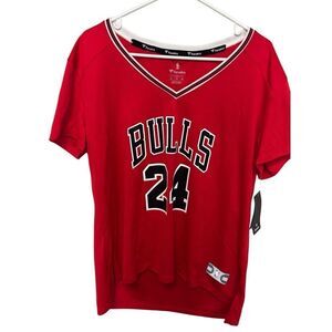 NWT Lauri Markkanen Chicago Bulls #24 Fanatics  Icon Edition Red  Jersey Size XL